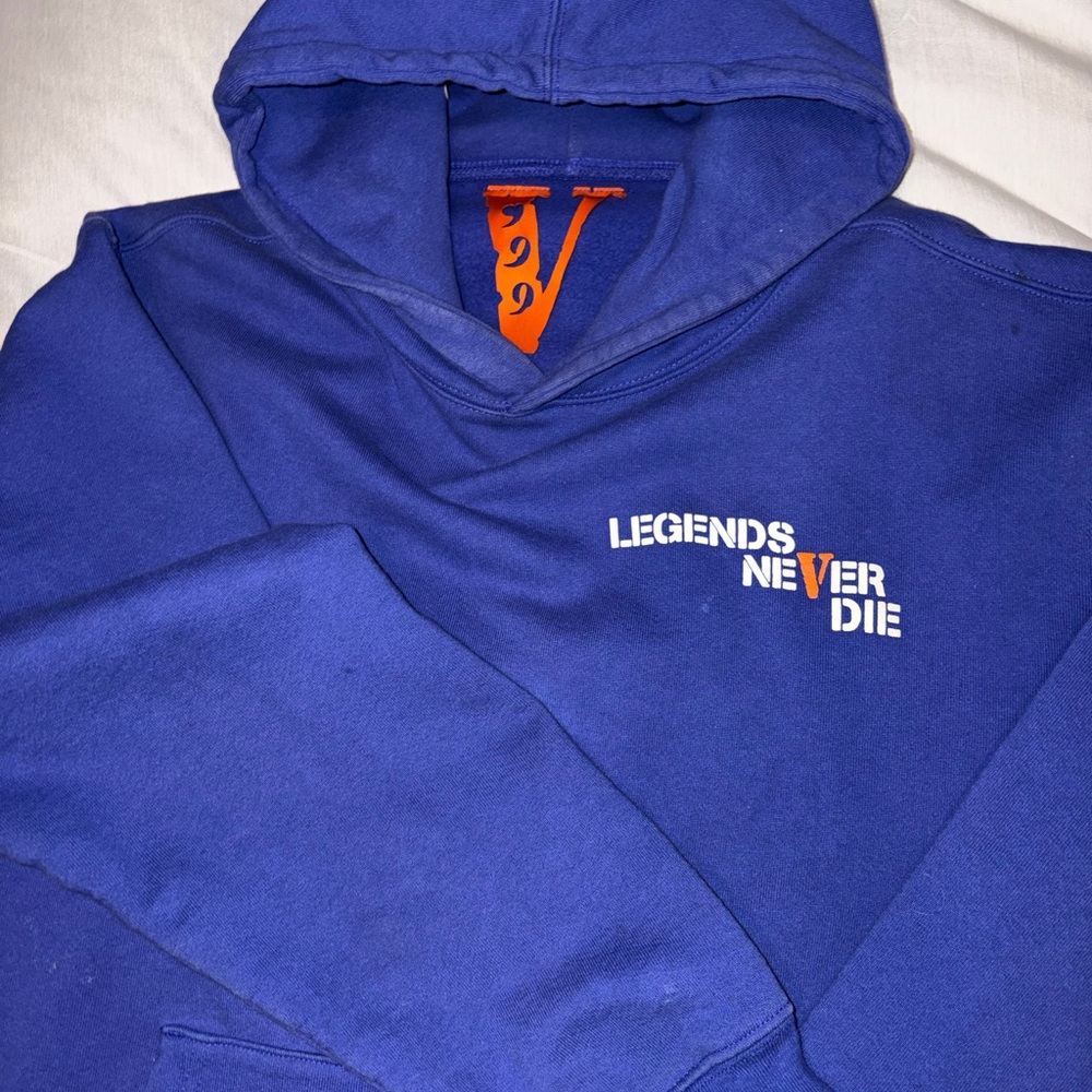 VLONE x Juice Wrld Blue Hoodie. Like new